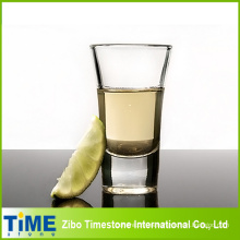 Cristal corto transparente para tequila (GW-001)